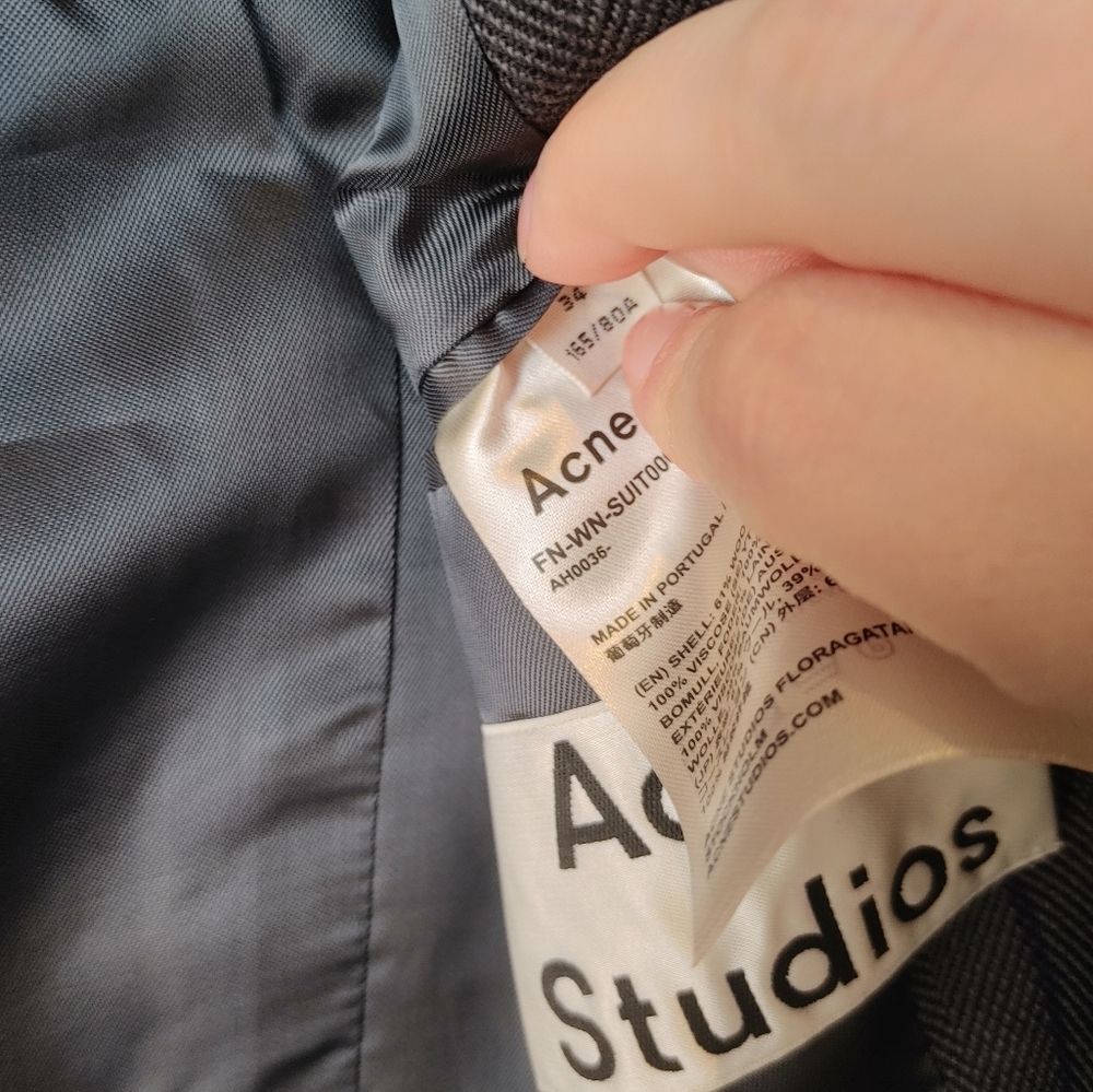 Acne Studios Double Breasted Blazer Size 34 - Picture 11 of 13